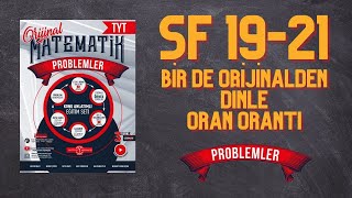 PROBLEMLER FASİKÜLÜ  ORAN ORANTI SF 1921 BİR DE ORİJİNALDEN DİNLE NURETTİN TOPRAK [upl. by Steffin319]