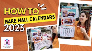 How to make a Customized Wall Calendar 2023 [upl. by Shultz679]