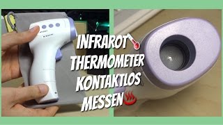 VORSICHT HEISS ♨️ Kontaktlos Infrarot Thermometer von Hylogy im Test Review [upl. by Naleag960]