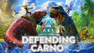 Defending Carno Cave on a Official Small Tribes PvP [upl. by Krakow]