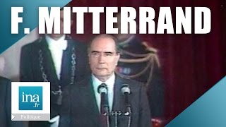 Céremonie dinvestiture de François Mitterrand en 1981  Archive INA [upl. by Arundell774]