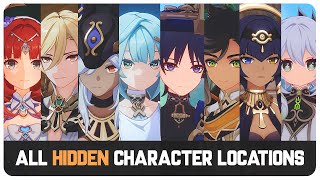 All Hidden Character Location Bonus Interaction Nahida Birthday Event  Genshin Impact 51 [upl. by Enillebyam]