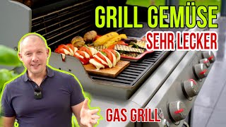 Grill Gemüse vergleich  Gasgrill  Sehr Lecker [upl. by Nena]