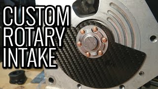 Custom Rotary Intake Cover P2  Handheld Router in Aluminum  2 Stroke Tuning [upl. by Kcoj]