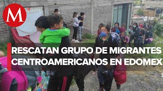 Rescatan a migrantes hacinados en La paz Edomex [upl. by Caroline]