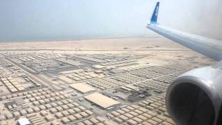 flyDubai Landing In Dusty Doha October 2nd 2011 [upl. by Htur375]