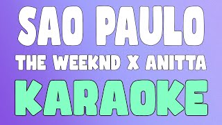 São Paulo KaroakeInstrumental  The Weeknd x Anitta [upl. by Abekam392]