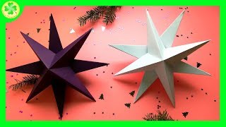 Jak zrobić  Świąteczna gwiazdka 3D  How to make a Christmas 3D Star [upl. by Hanonew]