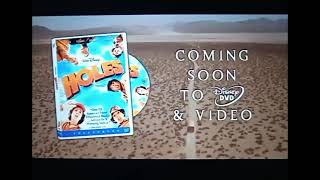 Holes 2003 Disney DVD And Video Trailer [upl. by Erdah]