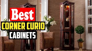 ✅ Top 10 Best Corner Curio Cabinets in 2023 Reviews [upl. by Saretta]