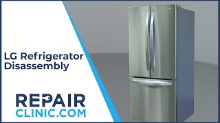 LG Refrigerator Disassembly [upl. by Anabel]