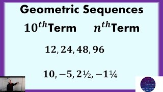 Geometric Sequence 10th Term and nth Term [upl. by Alodie]