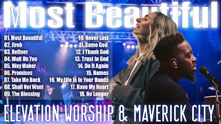 Most Beautiful JirehElevation Worship Maverick City  Gospel Music Playlist [upl. by Leilamag]