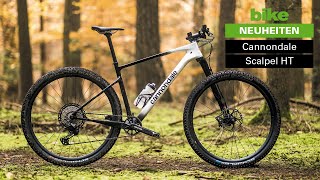 Cannondale Scalpel HT Das flachste RaceHardtail aller Zeiten im BIKE NeuheitenCheck [upl. by Acisey]