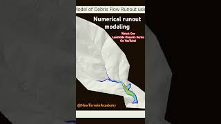 Debris Flow Runout Numerical Modeling Example [upl. by Chelsy]