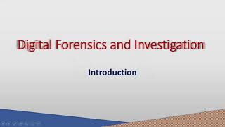 Introduction to Digital Forensics and Investigation [upl. by Mercorr]