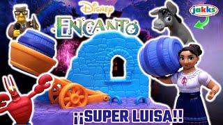 Disney ENCANTO  Set de SUPER FUERZA de Luisa Madrigal  Lanza Burros  TOY SHOTS 2022 Jakks Pacif [upl. by Mikael]