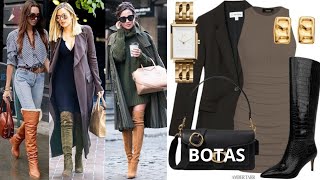 MODA TENDENCIA OTOÑO INVIERNO 20242025 LAS BOTAS FAVORITAS DE LAS CELEBRITY ESTAN AQUÍ [upl. by Eedebez]