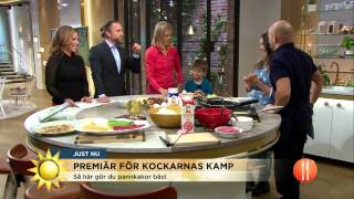 Barnens favorit  gröna pannkakor  Nyhetsmorgon TV4 [upl. by Irrehs]