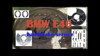 BMW E46 Handbrake Service [upl. by Mulloy]