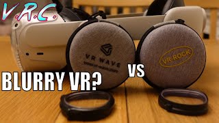 Best FIX for your BLURRY Quest 2  VR Rock vs VR Wave Lens Inserts [upl. by Langston]