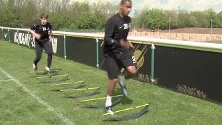 How to improve your speed stamina and strength  Soccer training drill  Nike Academy [upl. by Daphna]