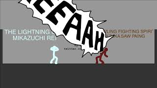 Kengan Asura Mikazuchi Rei vs Saw Paing as Stick Figures [upl. by Llecrep699]