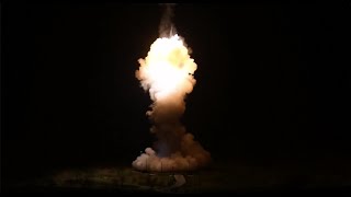 US military test launches unarmed Intercontinental Ballistic Missile from California [upl. by Yesak402]