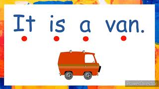 CVC Reading Lesson 1  CVC words in Sentences  Sentences with Short Vowel Aa [upl. by Sezen]