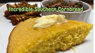 Delicious Southern Cornbread Recipe  Perfect for Any Meal [upl. by Kiker]