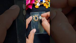 Diy mirror earrings😱🔥trendingshortsdiyhandmadeearringsshortseasydiytrendingdiycreativeviral [upl. by Namharludba]