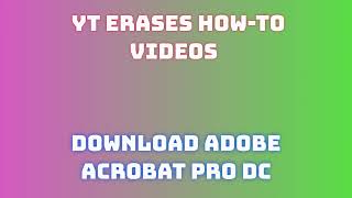 Quick Adobe Acrobat PRO DC Installation Guide [upl. by Aisiat]