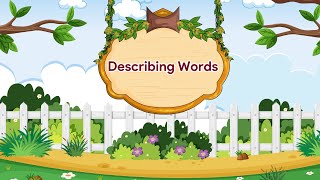 Describing Words  English Grammar Gear  Class 1 [upl. by Simara]