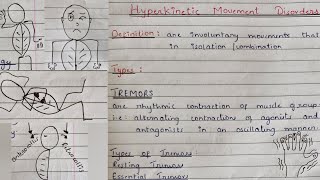 Which Are The Hyperkinetic Movement Disorders TremorsDystoniaChorea HemiballismusAthetosisTics [upl. by Ecerahc]