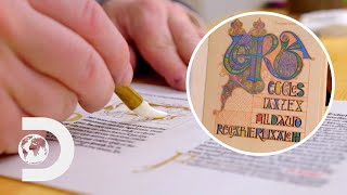 How To Make Illuminated Manuscripts Using Traditional Techniques  History In The Making [upl. by Earlie672]