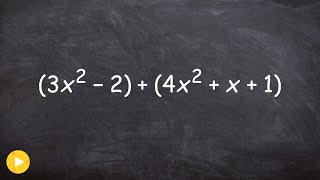 How do we add and subtract polynomials [upl. by Ennovoj]