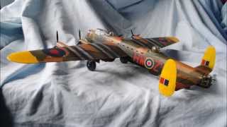 Revell 172 Lancaster Model Building Review [upl. by Ellah991]