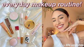 EVERYDAY MAKEUP ROUTINE 💄 chit chat grwm [upl. by Viridis355]