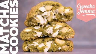 Matcha amp Macadamia New York Cookie Recipe  Matchadamia  Cupcake Jemma [upl. by Wight828]