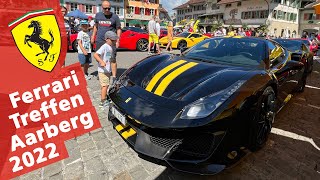 FerrariTreffen Aarberg 2022 Impressionen  Petrolheadch [upl. by Sybila]