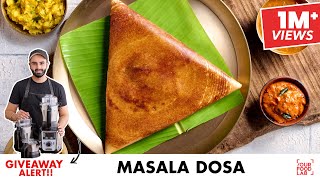 Masala Dosa Recipe  Perfect Dosa Atta Tips  परफेक्ट मसाला दोसा बनानेका तरीका  Chef Sanjyot Keer [upl. by Aliahkim]