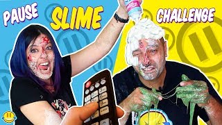 PAUSE SLIME CHALLENGE  Momentos Divertidos 😂 [upl. by Inuat589]