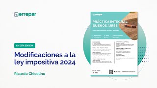 Modificaciones a la ley impositiva 2024 [upl. by Codd625]