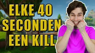 ELKE 40 SECONDEN EEN KILL 🔥  Fortnite Battle Royale Nederlands [upl. by Holms]