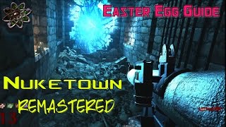 NUKETOWN REMASTERED EASTER EGG GUIDE COD Custom Zombies Full Gameplay [upl. by Gile]