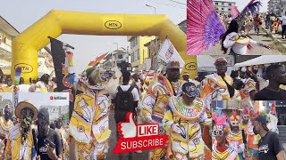 Christmas in Takoradi  2022 Masquerade Festival ANKOS [upl. by Aislehc157]