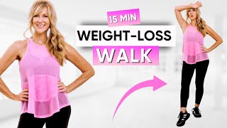 Walking Exercise for Weight Loss  15 Minute Walk at Home Low Impact [upl. by Glyn967]