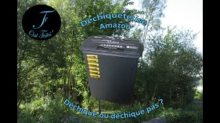 On a testé la déchiqueteuse Amazon [upl. by Assilram]