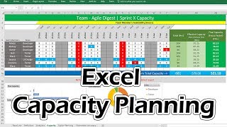 Excel Capacity Planner [upl. by Lirva137]