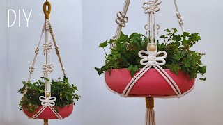 🦋🌿DIY PORTA MACETAS de MACRAME paso a paso  DIY Macrame Plant Hanger Step by Step Tutorial [upl. by Reivad]